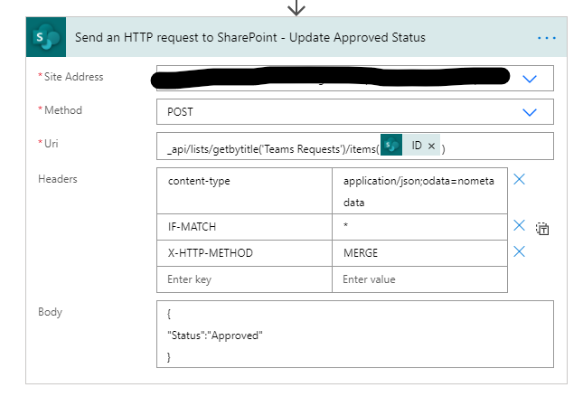 REST API to create and update SharePoint list items from Power Automate